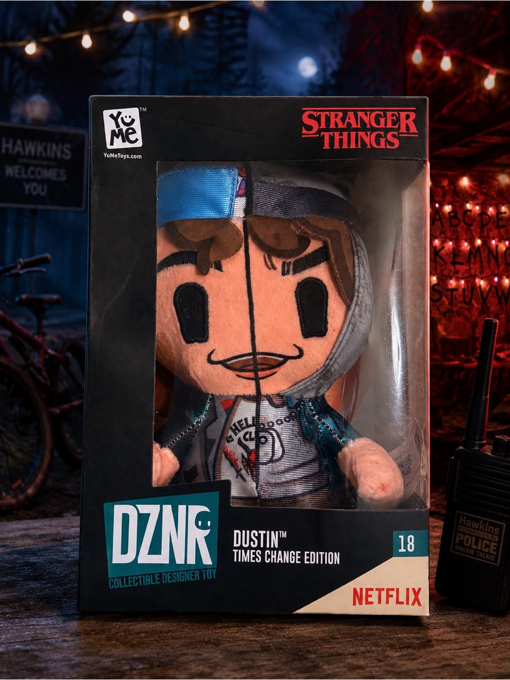 Stranger Things Dustin “Times Change” DZNR Collectible Toy Figure NIB